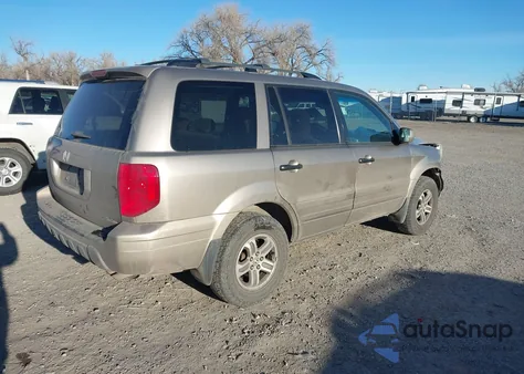 2004 Honda Pilot Ex из США, поврежденный, VIN 2HKYF18474H563294